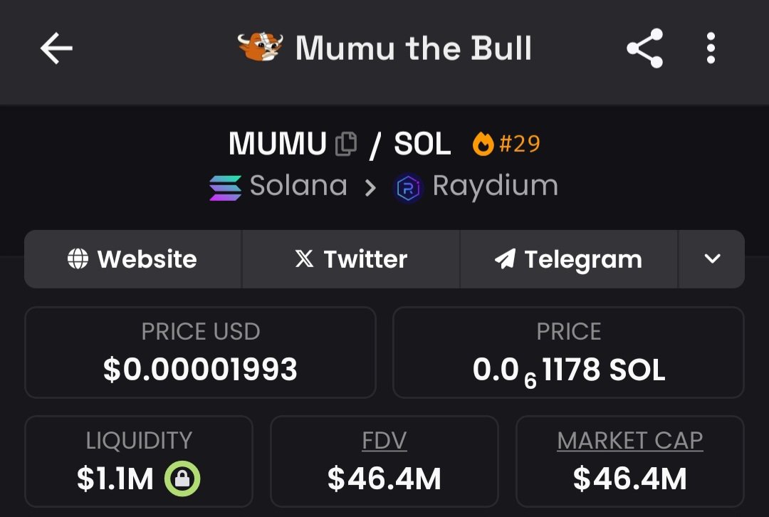 The pepe of solana under 50 million still? Moon that