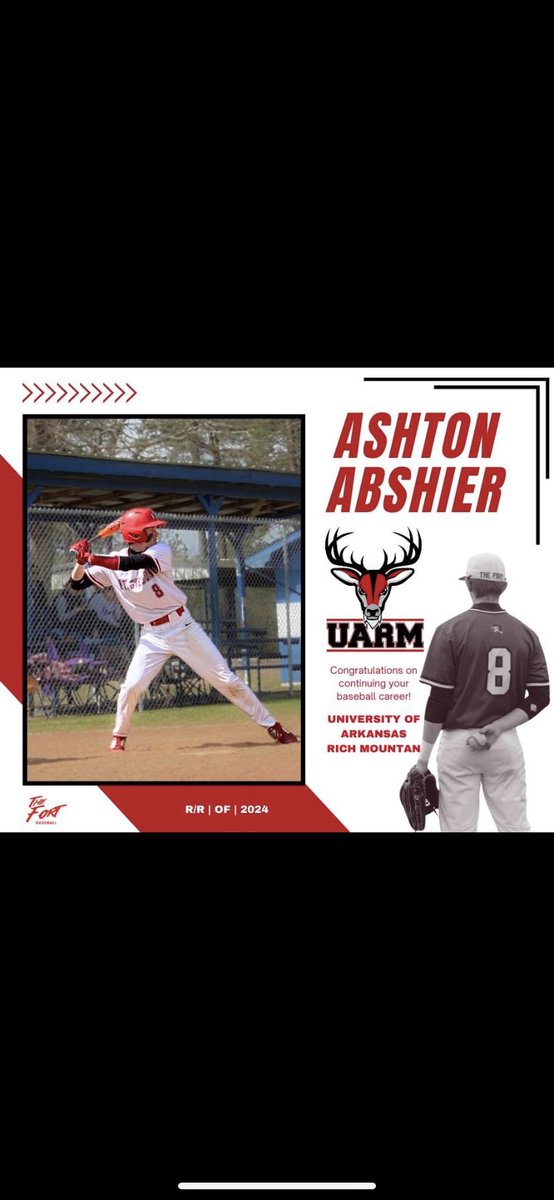 I’m happy to announce my commitment to <a href="/UARMBaseball/">UARM Baseball</a> to further my academic and athletic education.