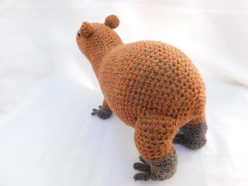 Crochet a Cute Capi The Capybara: 👉 buff.ly/3lP0md7 #crochet #capybara #amigurumi