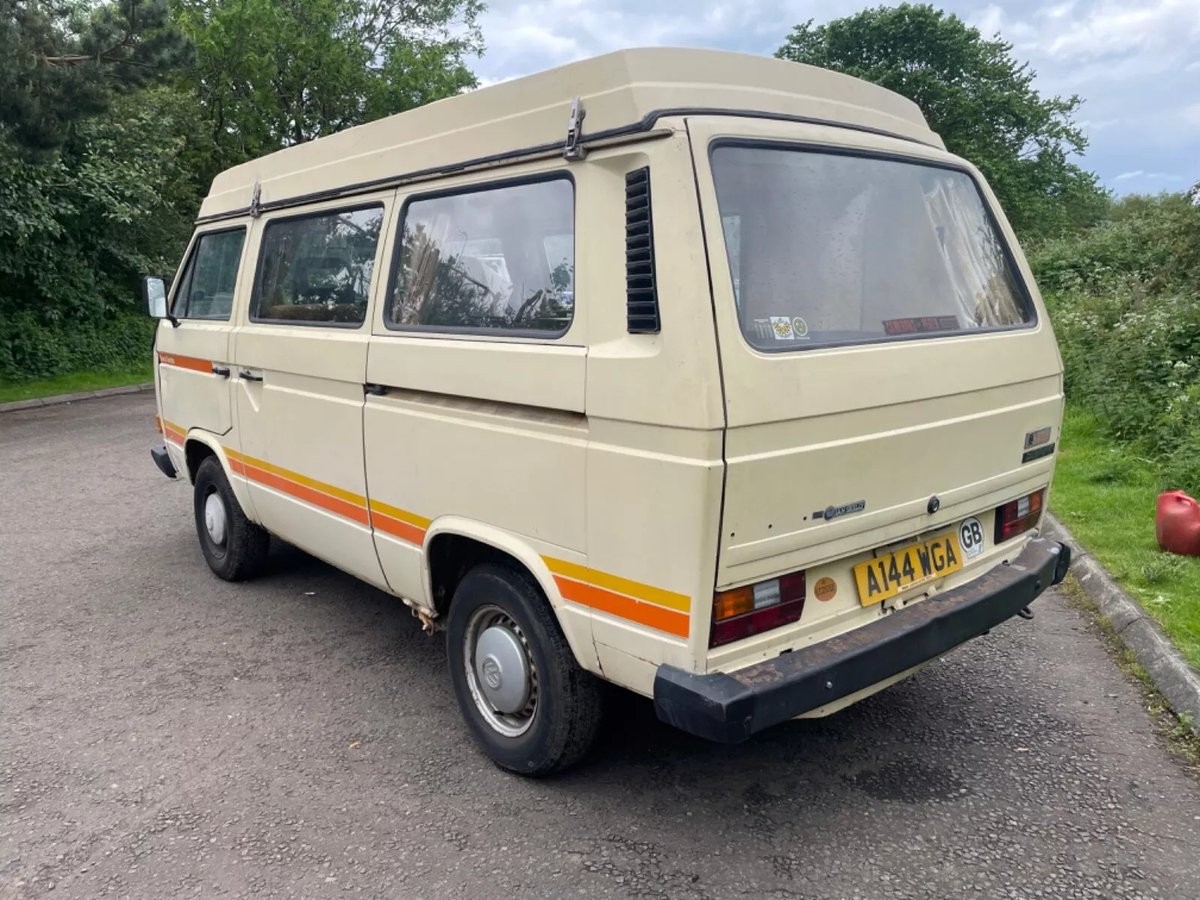 Ad: VW T3 T35 Caravelle Camper Van - 'has been dry stored for 23 years' On eBay here -->> ow.ly/PXPj50RYYci #VWCamperVan #Caravelle #VWT3 #ClassicVW #VintageCamper #CamperLife #ClassicCars