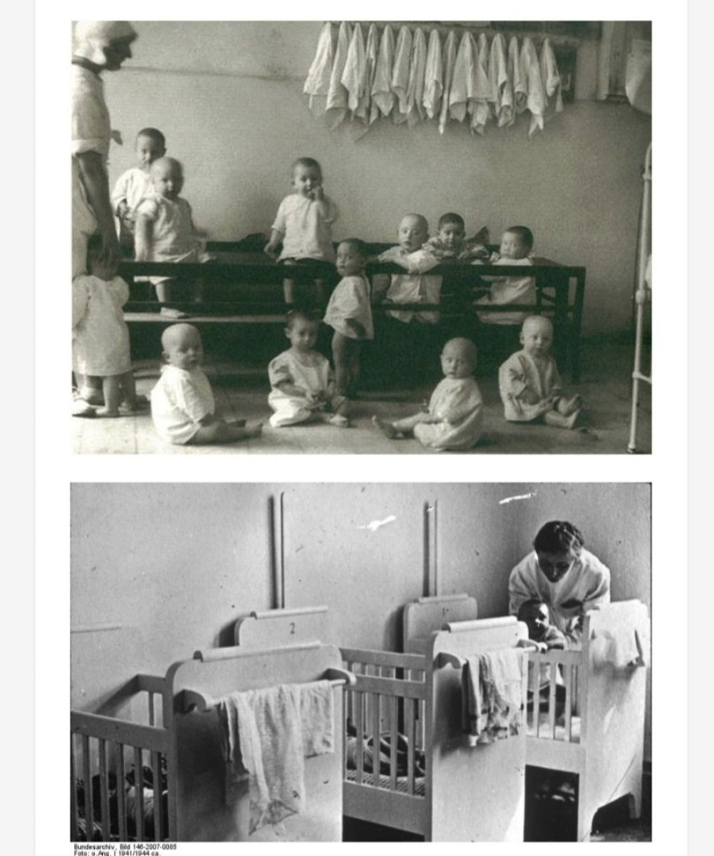 @Palsvig It was a regular occurrence for children to be born in the camp. The Germans even set up a nursery for the children. Picture from 1942.