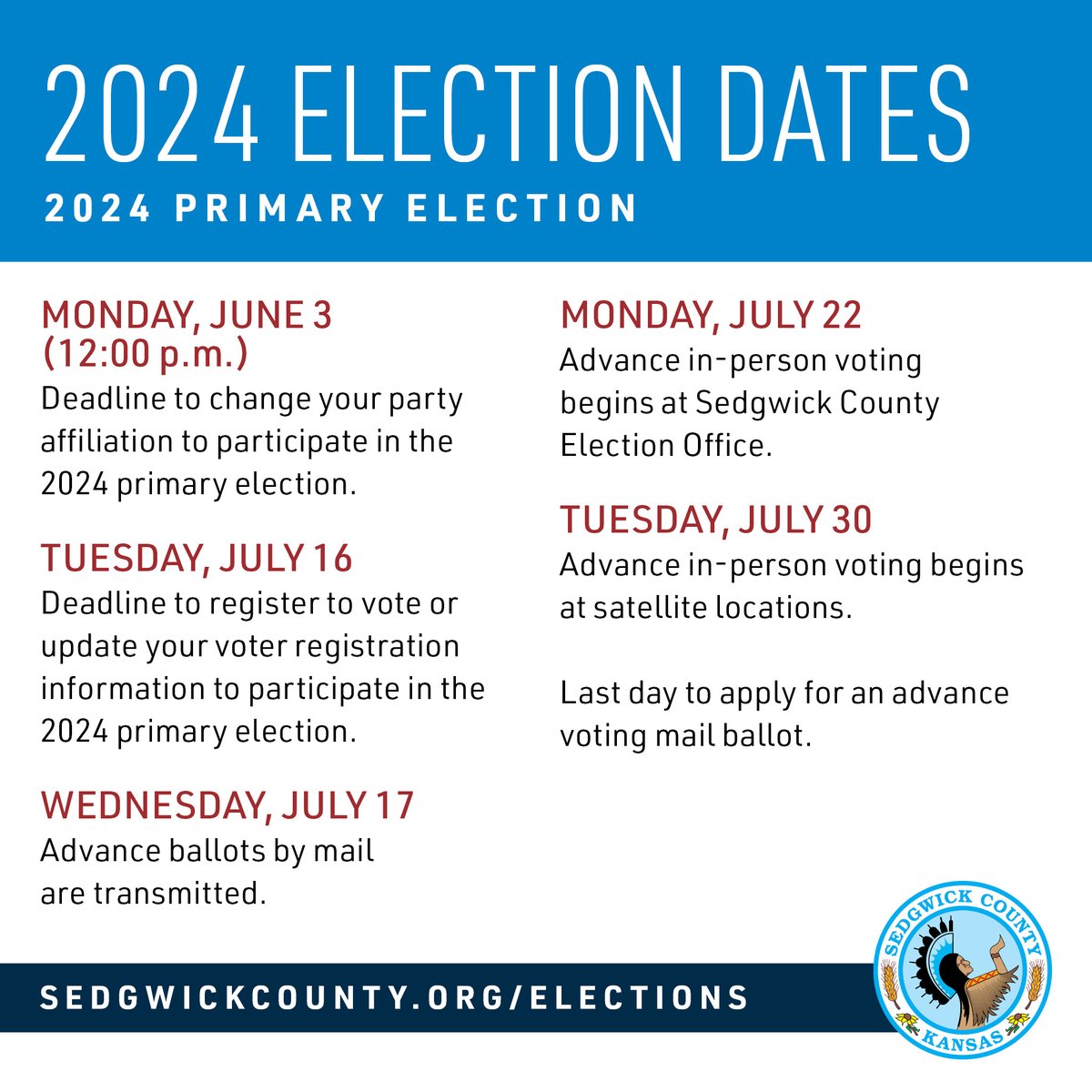 Attention, all future voters! There are some crucial election dates you don't want to miss. Mark your calendars for the first one - Monday, June 3 at 12 p.m. - because that's the deadline to switch your party affiliation to participate in the upcoming Primary Election.