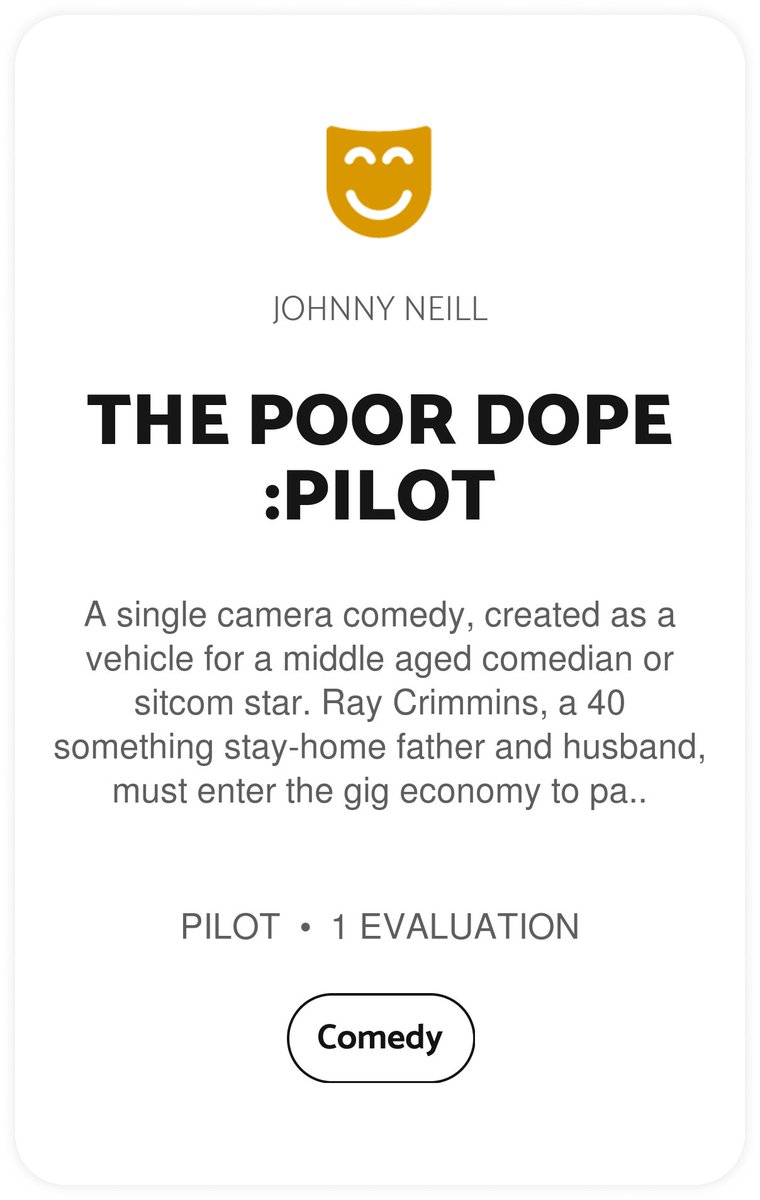 Send THE POOR DOPE: PILOT by johnny neill straight to your inbox on blcklst.com blcklst.com/scripts/156574 #BlackListWeekendRead