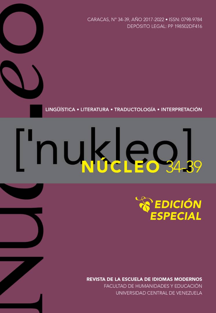 Hola, hemos publicado en el repositorio Saber UCV el número 34-39 de nuestra revista Núcleo. Pueden consultarlo a través de este enlace: saber.ucv.ve/ojs/index.php/…