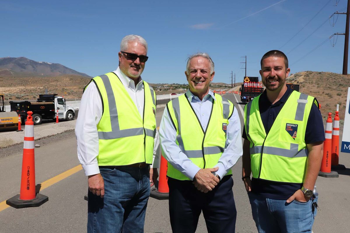 Today, Mayor Lawson attended the Associated General Contractors of Nevada launch of the “Respect the Cone, My Family Needs Me Home” campaign to increase awareness and foster a culture of safety in work zones.