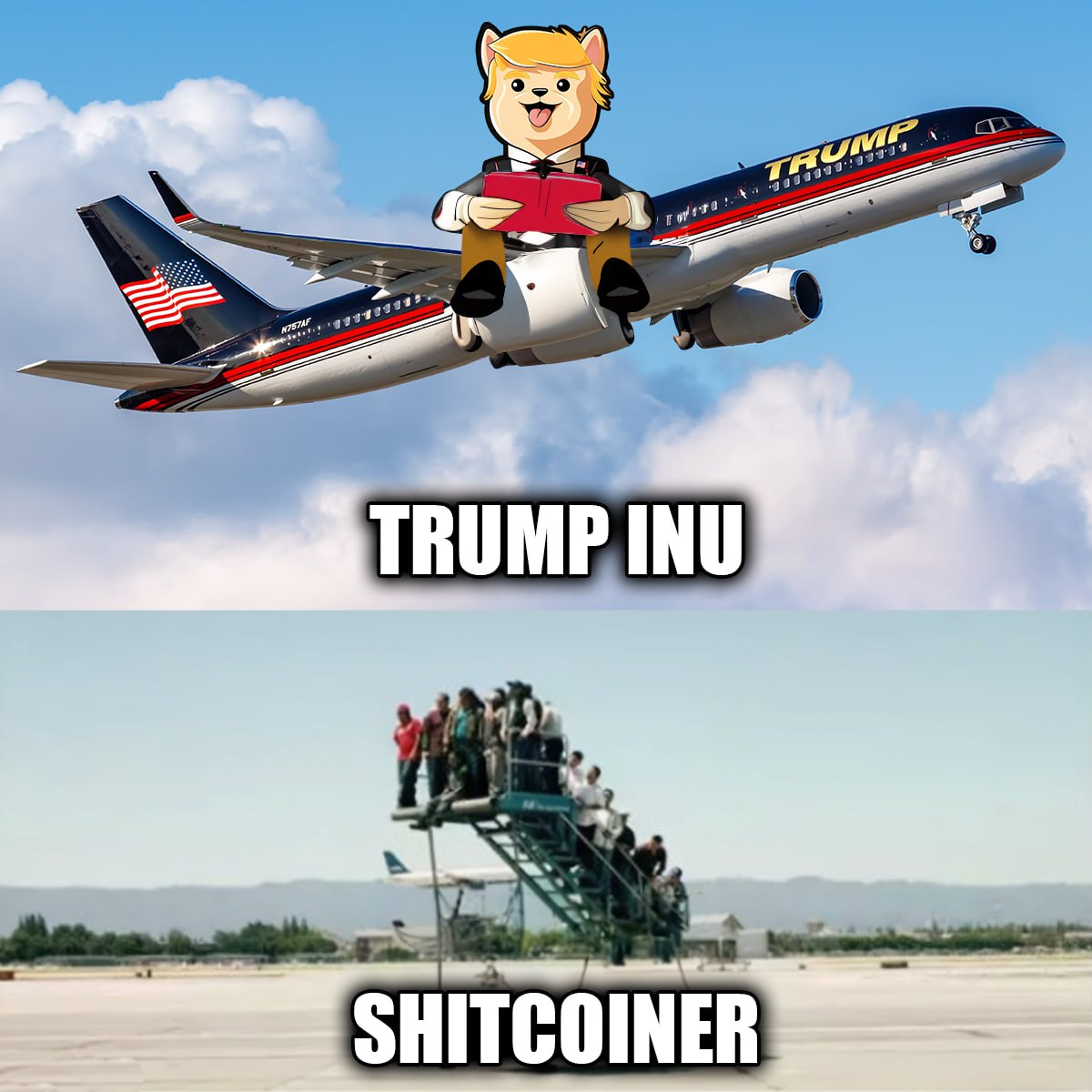 Trump Inu Memecoin tweet media