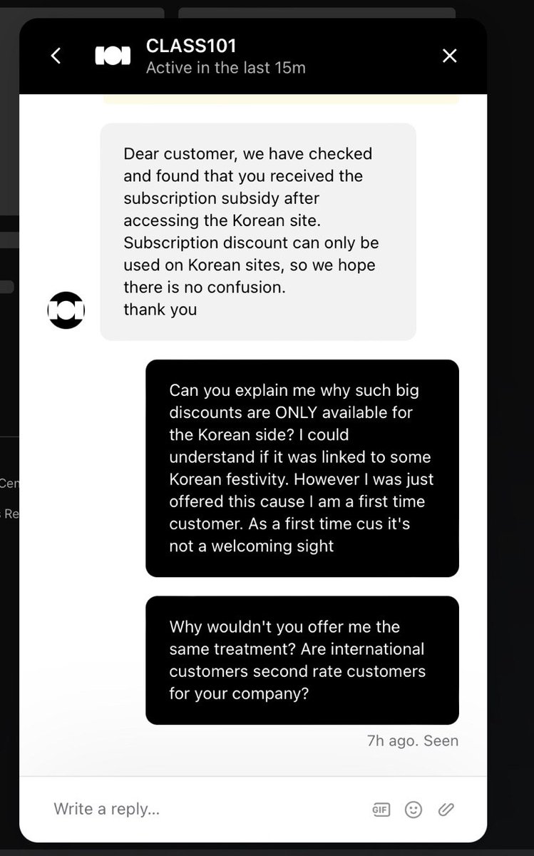 aRough1's tweet photo. It really makes you not want to sign on to @class101us @class101_kr why can't they honour their own discounts that they themselves send. Also all the websites are in Korean so it's hard to see any difference really when you try to sign up https://t.co/1OtBZuRD7P