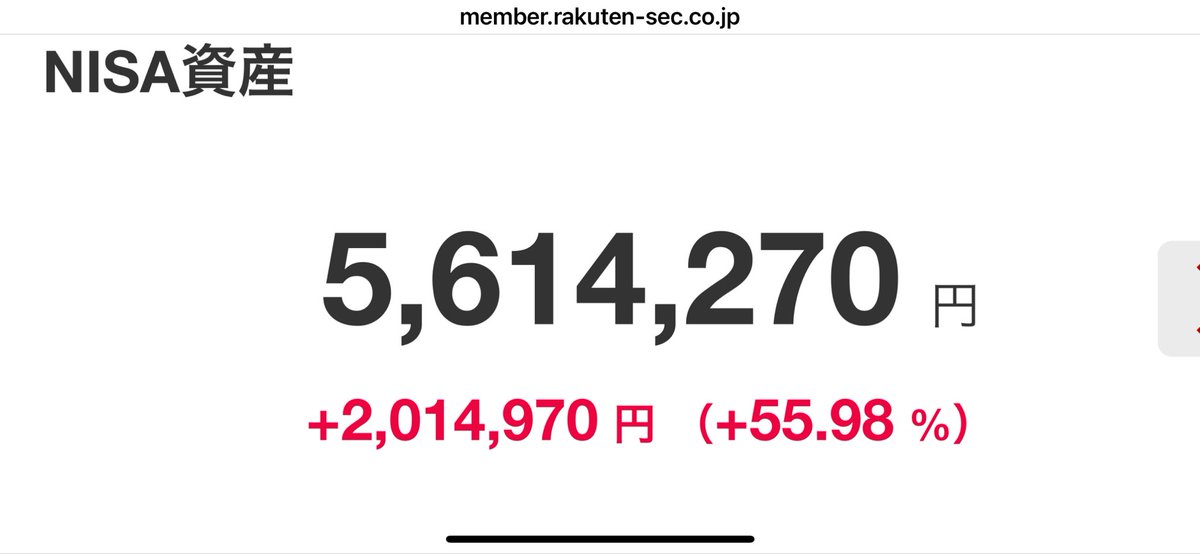 新NISAの投資信託じゃ年10%位しか上昇しないなんて、誰が言ったんですか😆www