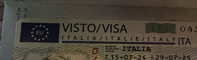 Eren and I just got our VISA's in the mail today. It's official!!! We're approved to live in Italy!!! 🇮🇹 🍾