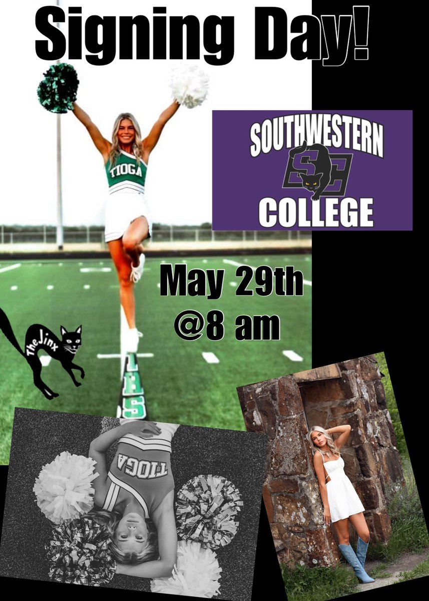 Debbie was offered to cheer at Southwestern College and has excepted! She's trading green for purple! Come out and support her in the morning! We are so incredibly proud of her!