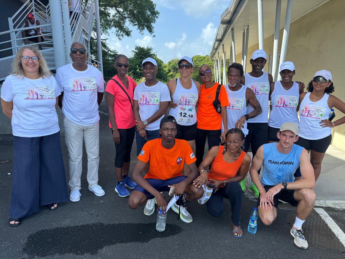 AcGuadeloupe's tweet photo. Bravo à l’équipe académique et aux équipes des lycées R. Georges-Nicolo, Chevalier StGeorges et C. Coëffin qui ont participé au #RelaisInterEntreprises 👏
L’occasion d’allier l’action sportive et l’engagement des personnels à la commémoration de l’abolition de l’esclavage ⛓️‍💥 https://t.co/s8THGfaqGO