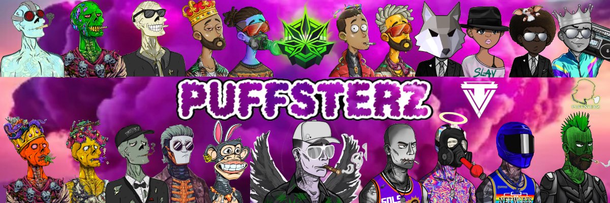 New Banner Thanks to the amazing community in each 💎💪 @TombStonedHS @BoredApeSolClub @puffsterznfts @THC_Labz @VibeTribe_NFT Mob Collective Support builders