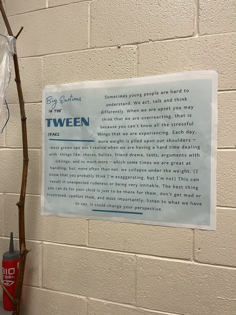 On Friday, we hosted our "Tweens are A-MAZE-ING" event.  Inspired by an article in Edutopia, we created poetry, drawings, photography, a graffiti wall, slideshows, skits, etc. to illustrate what tween life is like in 2024.  Enjoy the photos!  (1/3) : <a href="/stmaryselem/">St Mary's Elementary</a> <a href="/NLSchoolsCA/">NLSchools</a> .