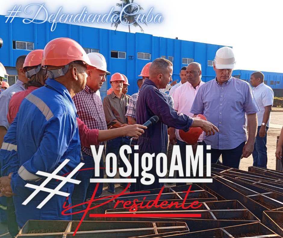 Vamos avanzar no le quepa duda a nadie #YoSigoAMiPresidente @DiazCanelB #UnidosPorCuba