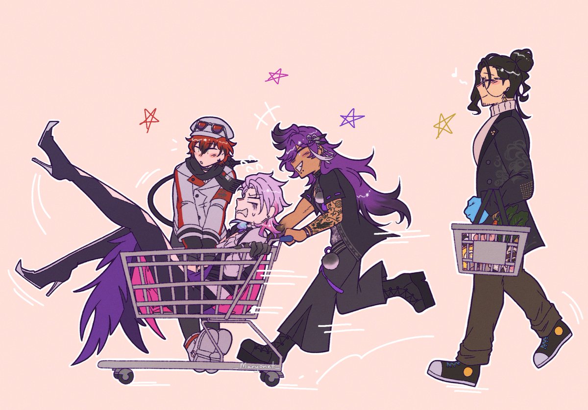 Grocery shopping :D #Bettelful #FlayonsCrayons #PIHAKKASSO #JosuijiArt