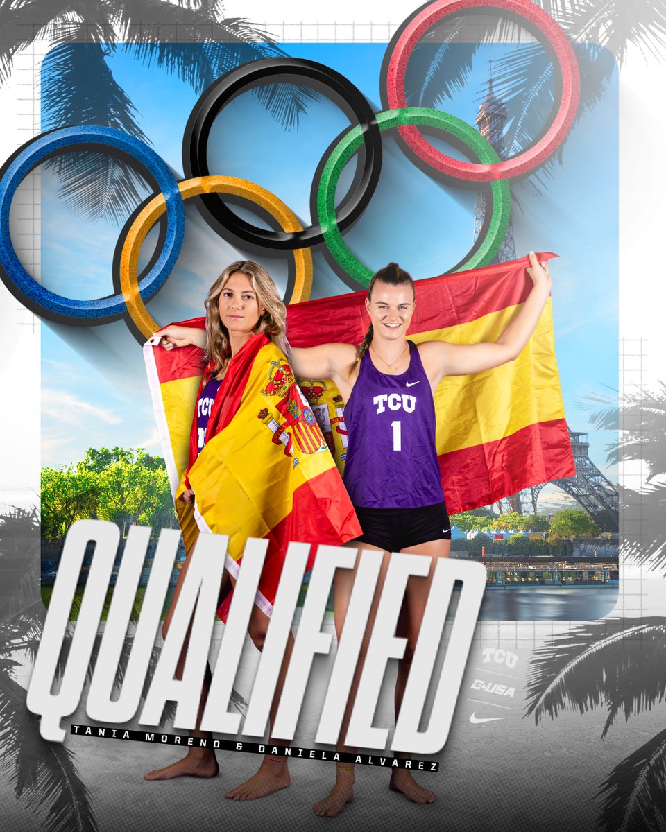 𝐏𝐀𝐑𝐈𝐒 𝐁𝐎𝐔𝐍𝐃 🇪🇸

Daniela Alvarez and Tania Moreno have qualified for the 2024 Summer Olympic Games!!! 🏆

📰 - gofrogs.co/4bS7Kwi

#GoFrogs🐸🏖️🏐 x #OneTeam