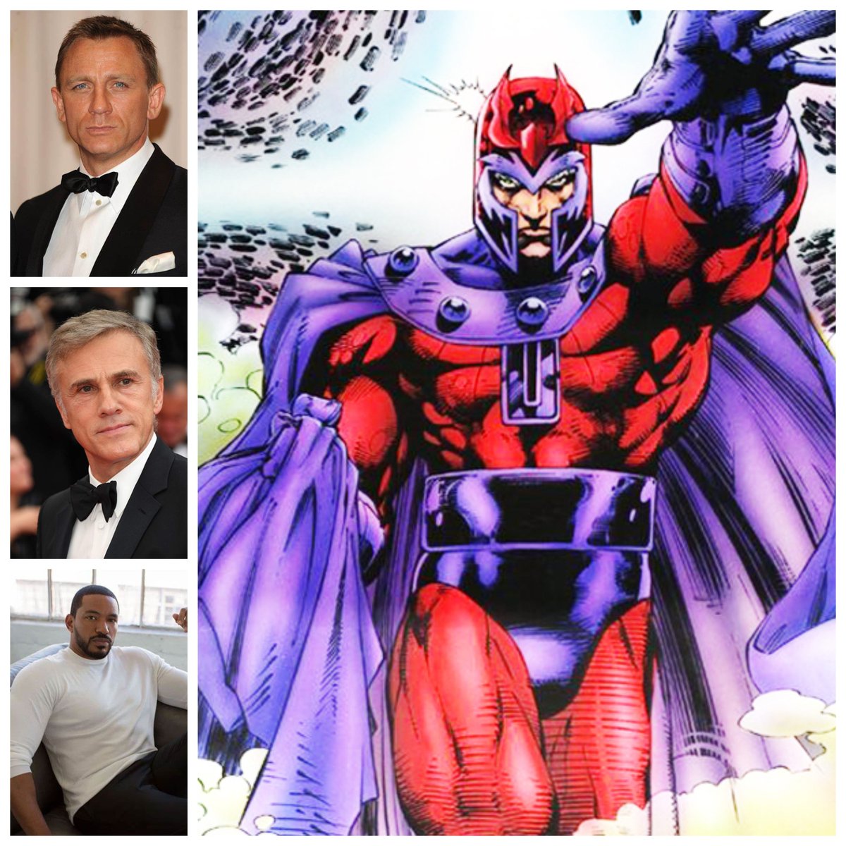I nominated #MarkStrong, #RalphFiennes or @David_oyelowoo1 as #CharlesXavier/#ProfessorX and #DanielCraig, #ChristophWaltz or @lazofficial as #ErikLehnsherr/#Magneto in #XMen for the #MarvelCinematicUniverse.