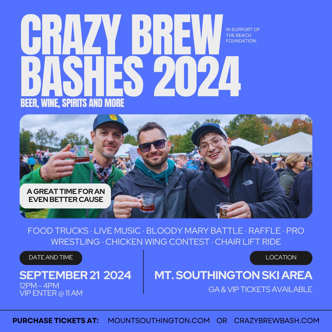 TICKETS ON SALE JUNE 4TH AT crazybrewbash.com 🍻