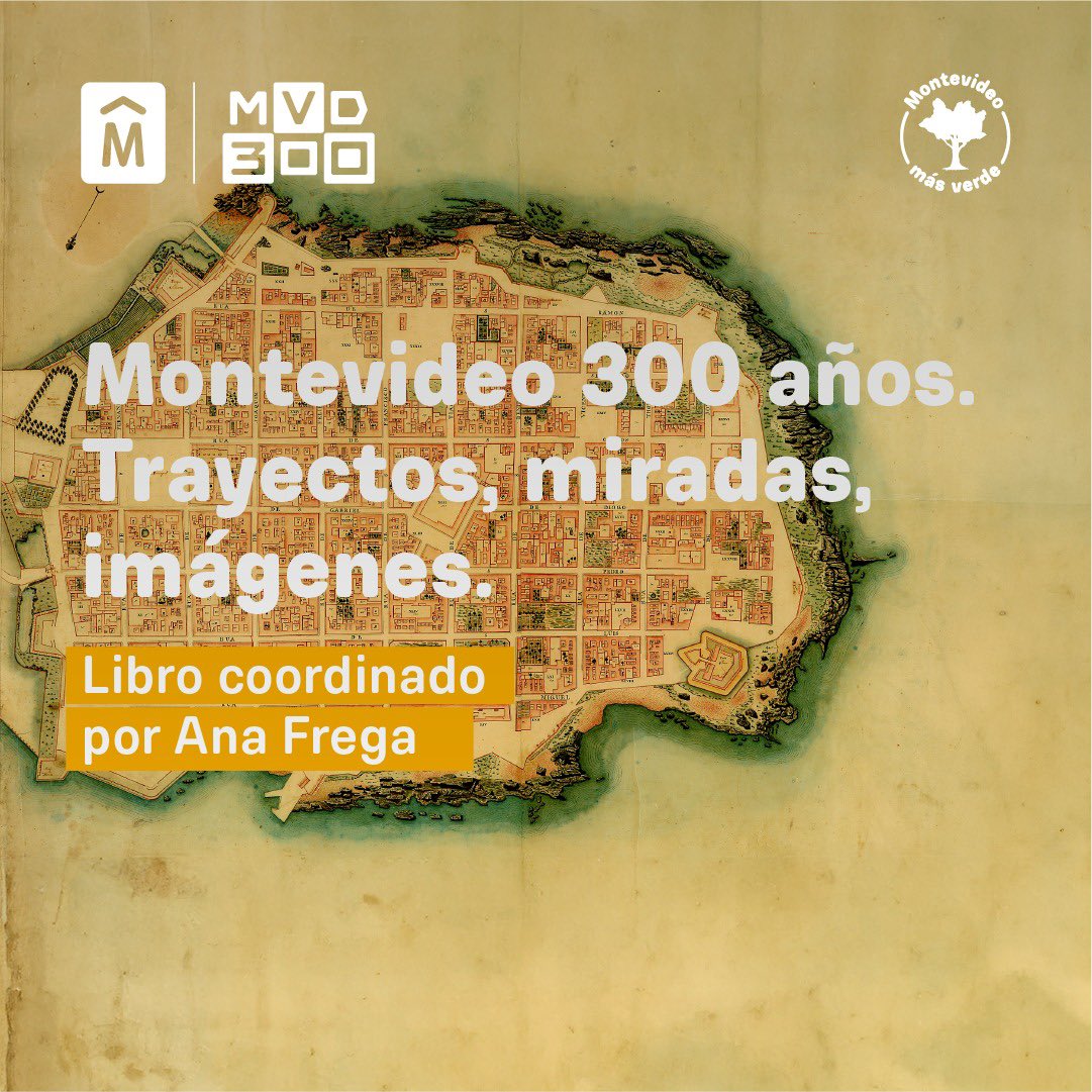 Presentamos el libro “Montevideo 300 años: Trayectos, miradas, imágenes” 📔 Recopilación que permite a través de textos e imágenes, recorrer tres centurias de la evolución de nuestra ciudad. Se puede descargar gratis 📲 bit.ly/Montevideo300a… #300añosdeMontevideo