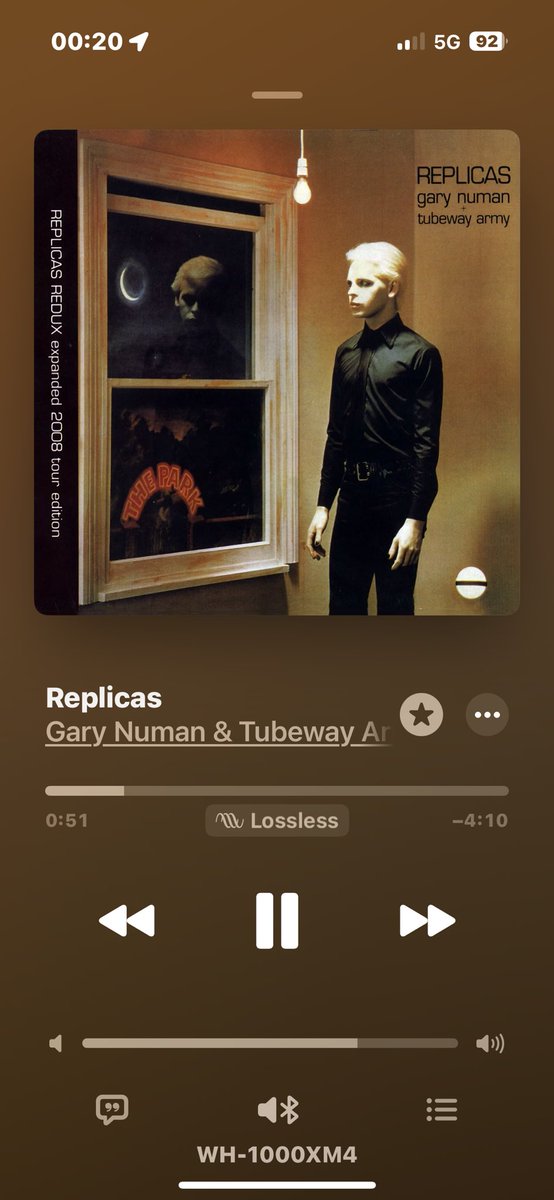 #NowPlaying
#TubewayArmy
#GaryNuman 
Epic doesn't even cover it.
Play on D.E.S.T.R.O.Y. volume!