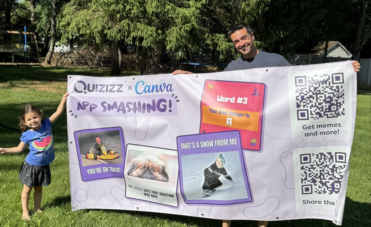 Kyle Niemis (@kyleniemis) on Twitter photo The poster arrived today for our <a href="/quizizz/">Quizizz (now Wayground)</a> x <a href="/CanvaEdu/">Canva Education</a>
app smash session at #ISTELive24!!! 🎤
Almost go time <a href="/AlanaColabella/">Alana Colabella</a>! 🥳
<a href="/canva/">Canva</a> #edtech #youcanwithquizizz #ISTELive #ISTE <a href="/ISTEofficial/">ISTE</a> The poster arrived today for our <a href="/quizizz/">Quizizz (now Wayground)</a> x <a href="/CanvaEdu/">Canva Education</a>
app smash session at #ISTELive24!!! 🎤
Almost go time <a href="/AlanaColabella/">Alana Colabella</a>! 🥳
<a href="/canva/">Canva</a> #edtech #youcanwithquizizz #ISTELive #ISTE <a href="/ISTEofficial/">ISTE</a>