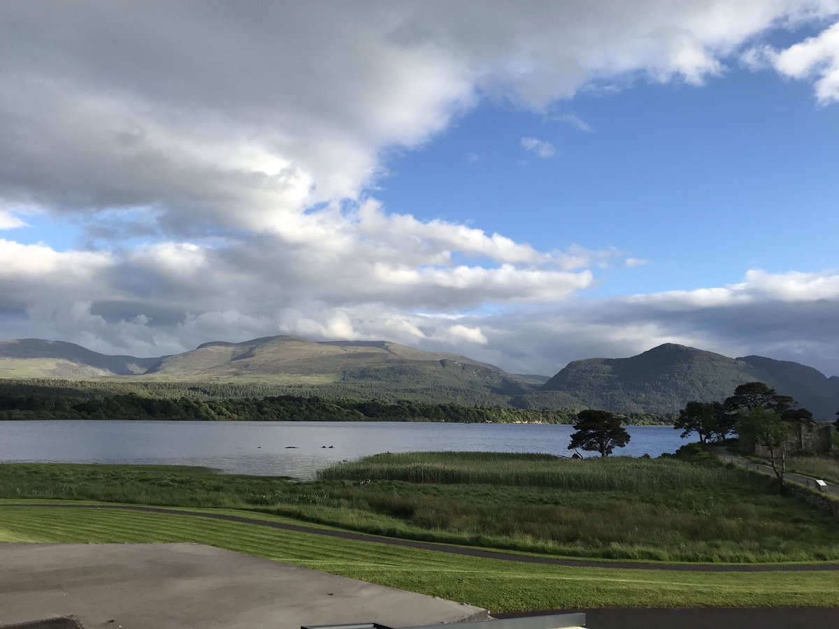 Our last night at The Lake hotel, Killarney. Such a beautiful place.