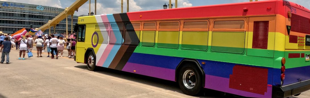 Did you catch the PRT Pride Bus in today's parade?