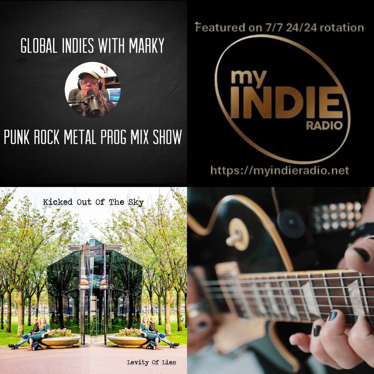 Tune in Wed. 05.29.24 at 1pm CET noon BST 7am EST for Global Indies With Marky on @my_indie_radio Thank you @IndiesWithMarky & My Indie Radio for your support!! Xx Radio link: myindieradio.net EP link: open.spotify.com/album/1sbV07Fo… Web link: kickedoutofthesky.com