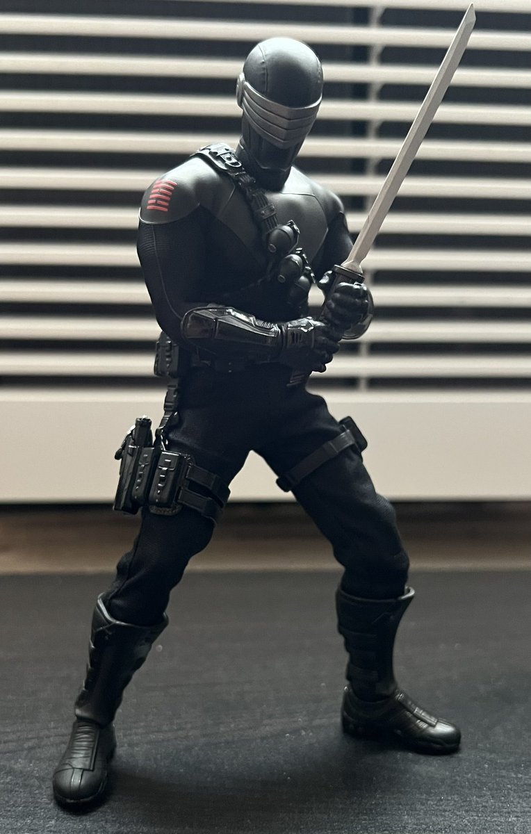 Finally opened my @mezcotoyz Snake Eyes today(had it since February) & he’s freaking awesome!