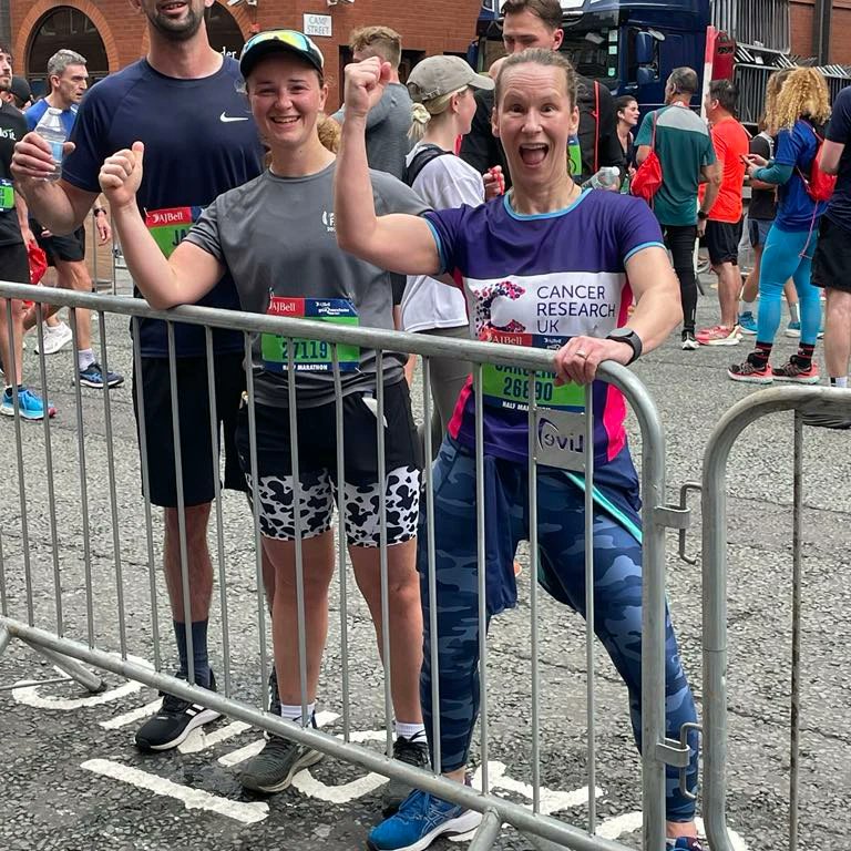 Ran our little hearts out and pretty chuffed with ourselves! 💕🏃🏼‍♀️🏃🏼‍♀️🤸🏼‍♀️🏃🏼‍♀️🤸🏼‍♀️🏃🏼‍♀️🏅🏅🏅🎉🎉🎉 #manchestergreatrun #mgr #halfmarathon <a href="/EleanorDurdy94/">Eleanor Durdy</a> <a href="/rachelonlinefit/">RachelOnlineFitness</a> <a href="/DurdyEleanor/">Eleanor Durdy</a>