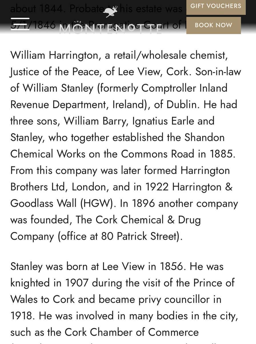 We love all things paint 🎨 & #Cork so are very saddened to read the news that Dulux paints will leave Cork. It was originally HGW and is still operating on the same site. It’s history is embedded in Cork from the time of our Merchant Princes @MontenotteH themontenottehotel.com/blog/history-b…