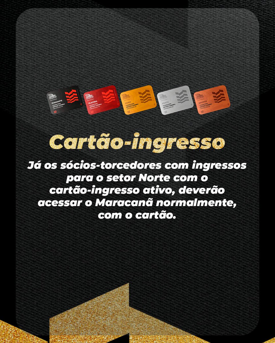 Flamengo's tweet photo. Nação, atenção às informações importantes para o seu acesso ao Maracanã no Flamengo x Millonarios de hoje! 
A partir deste jogo, o setor Sul também passa a utilizar exclusivamente a biometria facial como meio de acesso. 
Os setores Maracanã Mais, Oeste Inferior, Leste Inferior e Leste Superior também continuam sendo acessados através da biometria facial. 
Te esperamos no Maraca! ❤️🖤