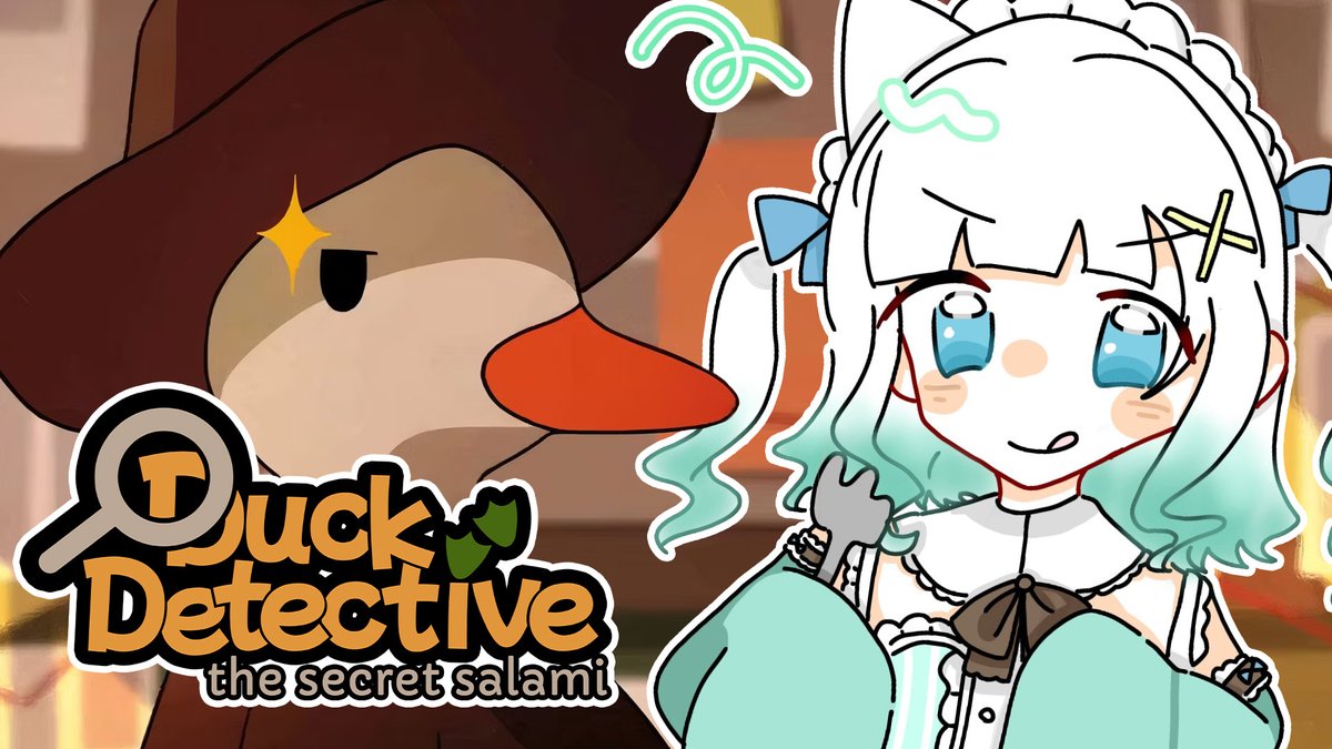 QUACK QUACK!
A mystery is afoot! A webbed foot? 🤔
Trying out Duck Detective today!!🦆✨
Haunt you then~👻
➡️youtube.com/live/sSSF3qxUc…