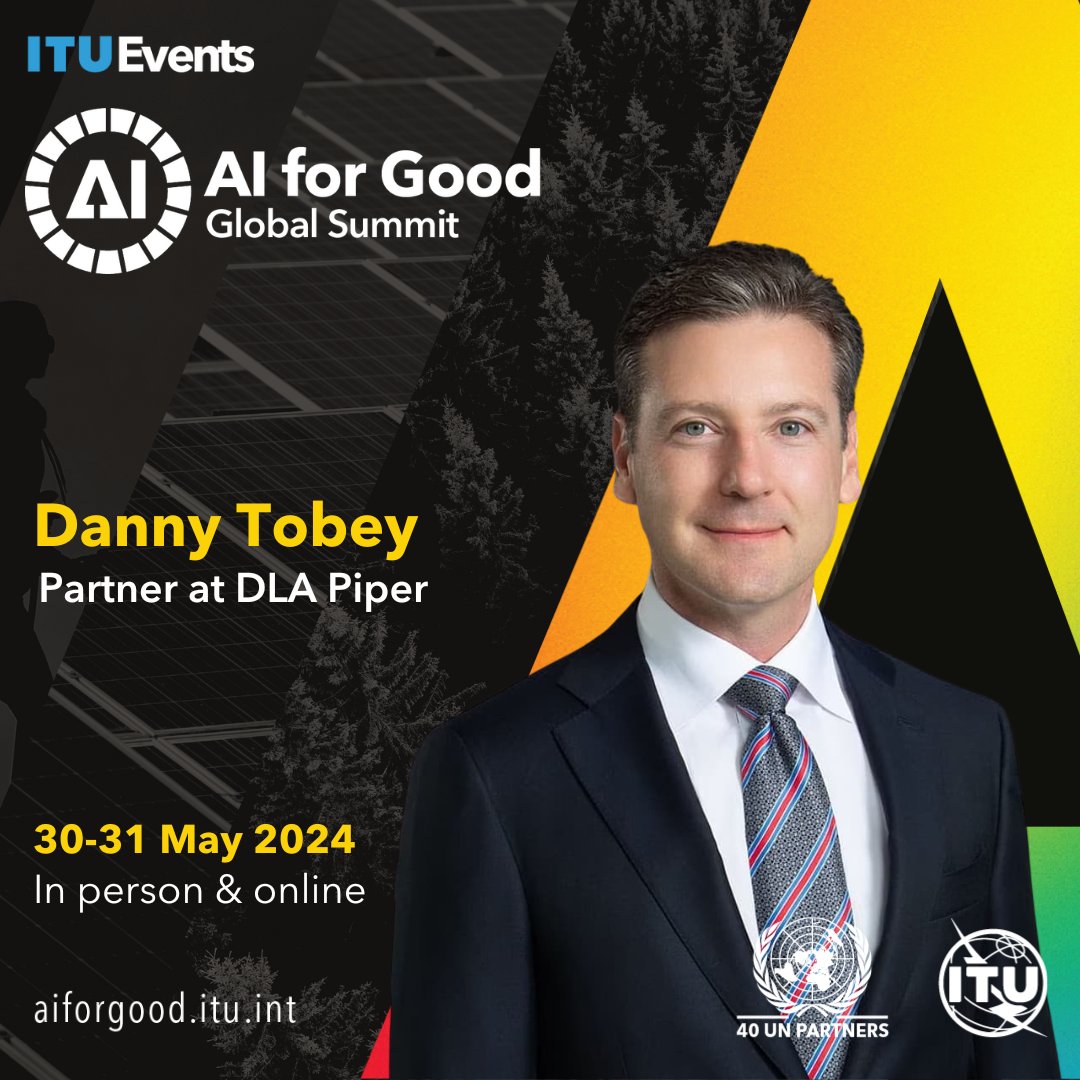 Partner and Chair, Danny Tobey, will be moderating a panel at the #AIforGood Global Summit on how organizations are leveraging #AI for the betterment of society. Learn more about our founding sponsorship here. dlapiper.com/en-us/news/202… #AIGovernance #AIGovernanceDay