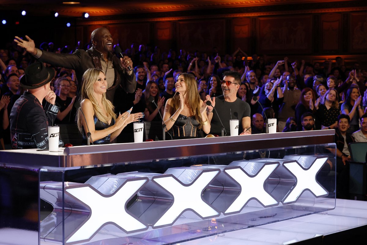 AGT's tweet image. who's excited to have these smiling faces back on their screens? ☺️