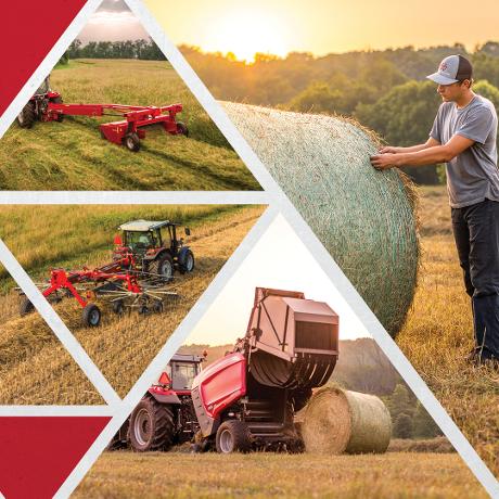 Mowing? Raking? Baling? What’s happening in your field? Let's figure it out together at your local LDI! #BorntoFarm #MasseyFerguson #WeAreLDI ldi.us