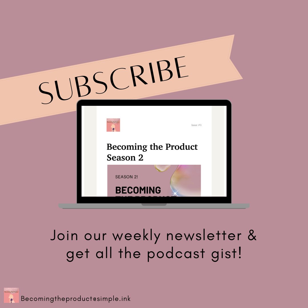 🎙️ Get ready! The second season of the Becoming the Product podcast is launching on June 3rd. Subscribe to our newsletter for first access to new episodes, show notes, and free resources.
Subscribe now👉becomingtheproduct.simple.ink #BecomingTheProduct #Podcastlaunch