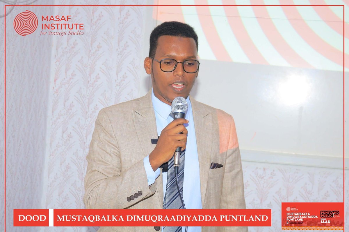 AbdirahmanHssan's tweet photo. Last night, we successfully conducted our first #PuntlandPublicAgenda, which focused on the future of democracy in #Puntland.

We also presented our latest policy brief, “Democracy in Action: Revisiting Puntland’s 2023 Local Elections.”
#PuntlandPublicAgenda #PPA @masafinstitute https://t.co/nNc80uApyw