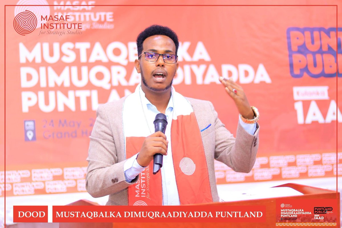 AbdirahmanHssan's tweet photo. Last night, we successfully conducted our first #PuntlandPublicAgenda, which focused on the future of democracy in #Puntland.

We also presented our latest policy brief, “Democracy in Action: Revisiting Puntland’s 2023 Local Elections.”
#PuntlandPublicAgenda #PPA @masafinstitute https://t.co/nNc80uApyw