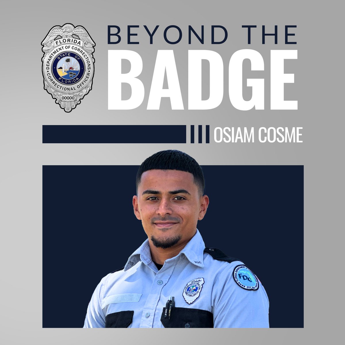 FDC congratulates Correctional Officer Osiam Cosme on receiving the United States Army Achievement Medal in recognition of his exceptional performance and unwavering commitment to duty while serving abroad. In the letter recognizing this achievement, Officer Cosme was commended