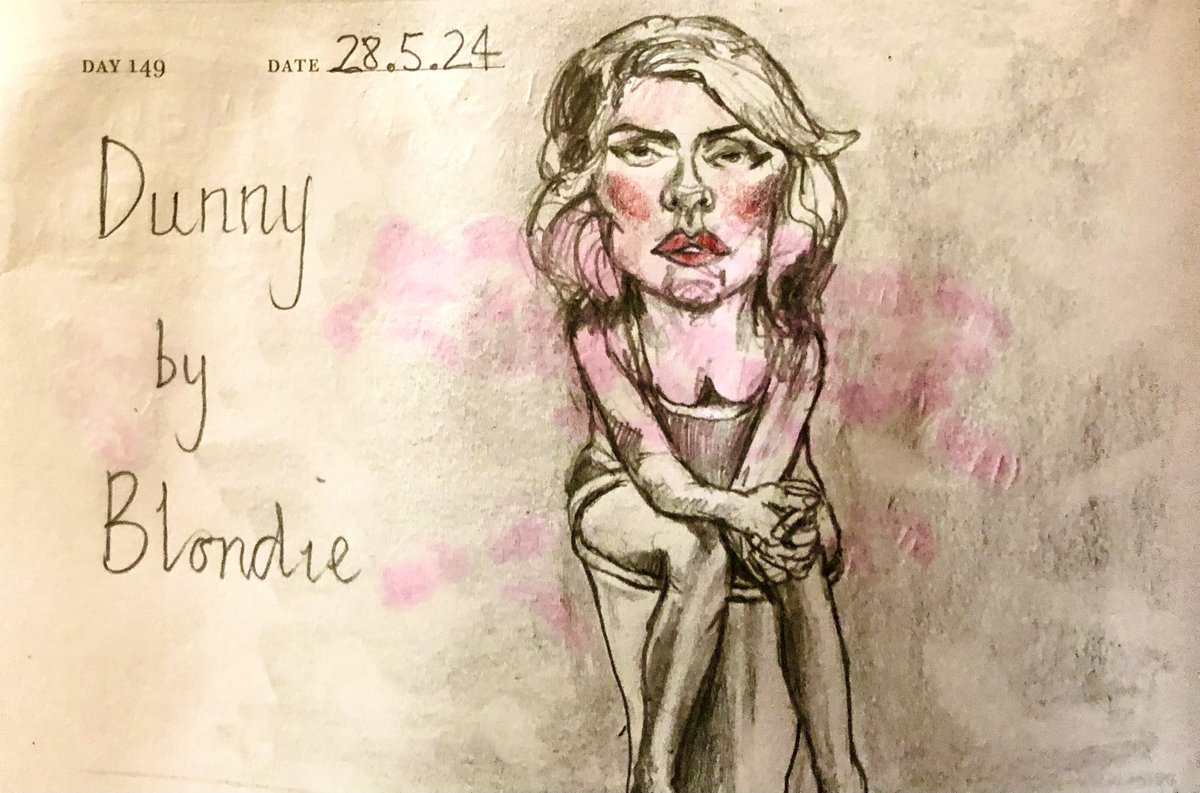One Sketch A Day 28.5.24
‘Dunny by Blondie’
#dunnybyblondie #dunny #toilet #blondie #playonwords #denis #debbieharry #newwavepunk #punk #onesketchaday #sketchbook #visualdiary #art #illustration #pencilsketch