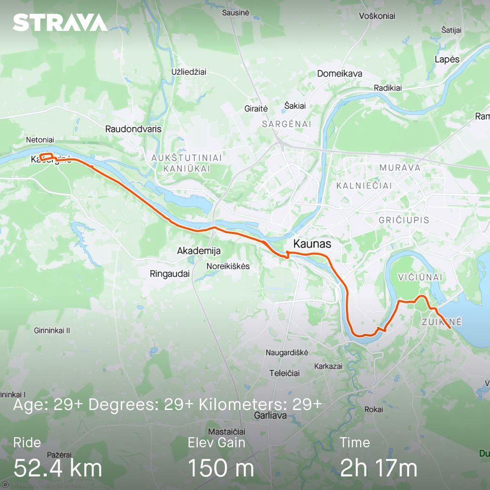 Pirma kelionė iki Kačerginės