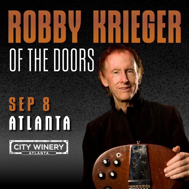 📍 ATLANTA

🎵 I’ve been invited to @CityWineryATL 9/8 in Atlanta for ONE night!

🍷 Let’s drink some wine and have a good time!

🎫 Get your tickets NOW! Link in bio.

#citywineryatl #citywinery #robbykrieger #rockmusic #rockband #jazzmusicians #losangeles #livemusic #liveband