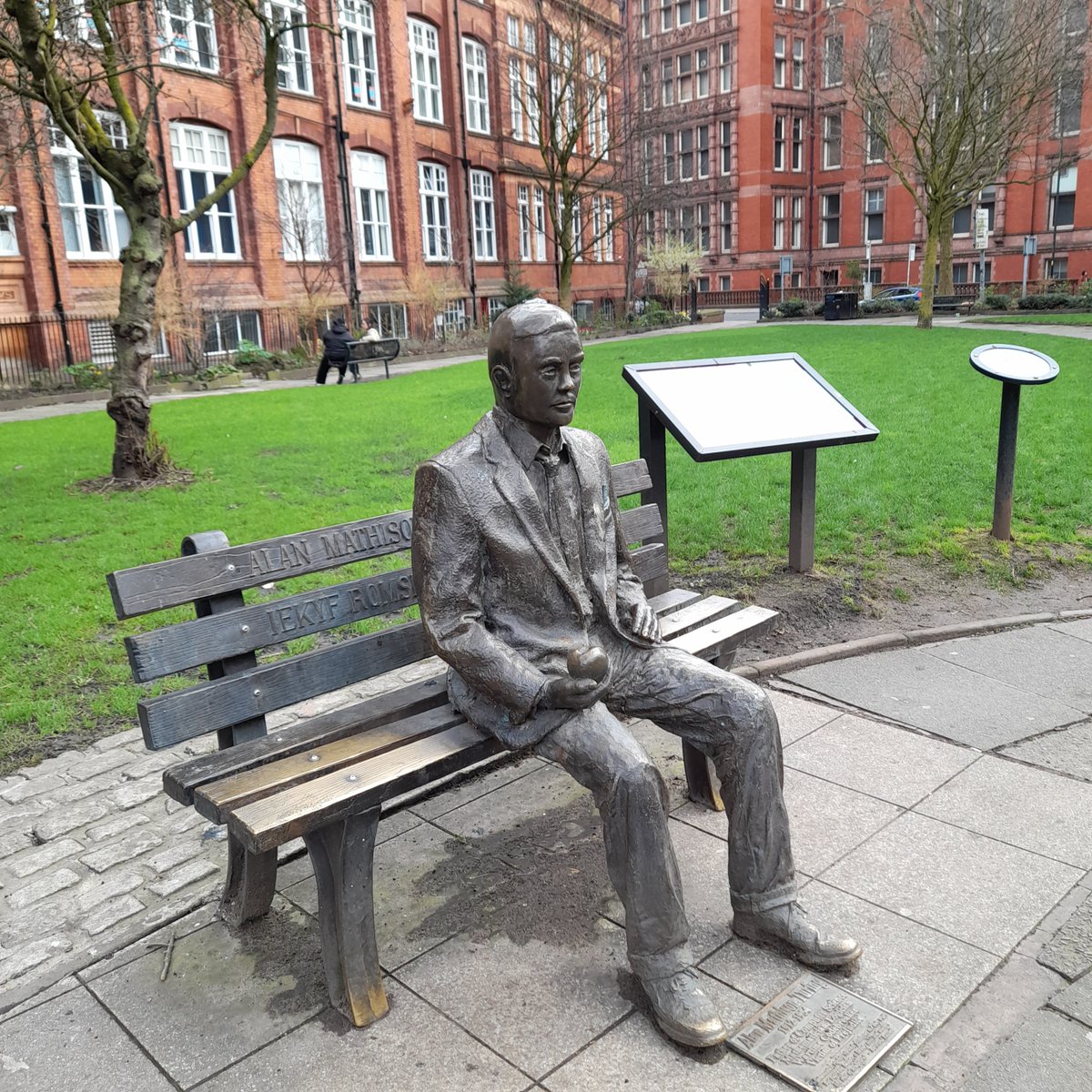 @StormHourMark Alan Turing statue #Manchester #Themeoftheweek