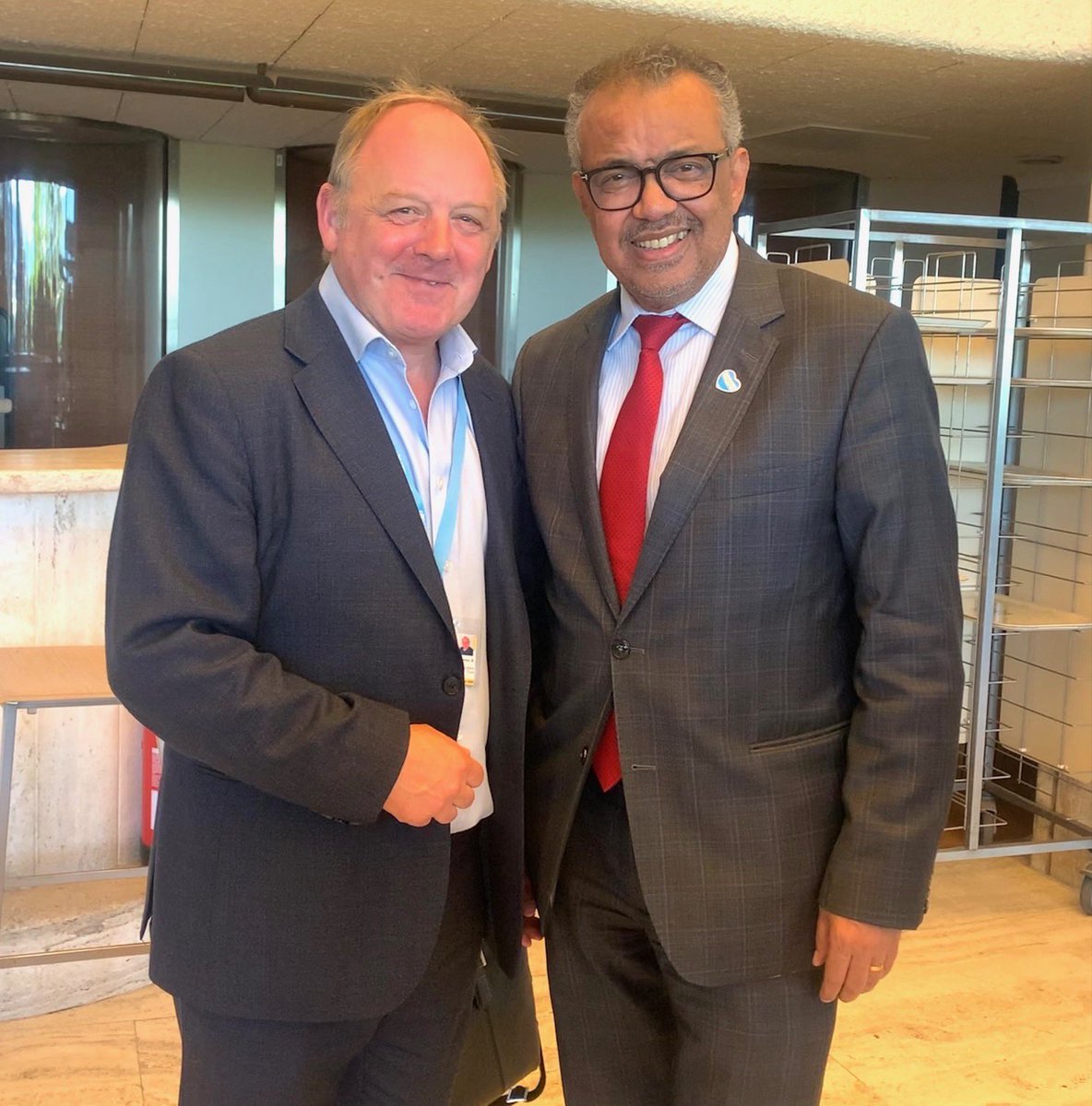 THET is delighted to be attending #WHA77 this week, joining global leaders in shaping the future of healthcare 🏥 Earlier, our CEO @bensimms65 met with @DrTedros and later this week we are excited to host a side event with @DOHgovph 🤝 Stay tuned for updates all week!