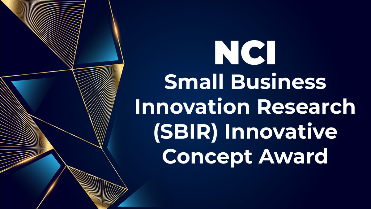 This is a great #FundingOpportunity if you’re part of a small business and you’re developing groundbreaking technology for pediatric and/or #RareCancer care! datascience.cancer.gov/news-events/ne… @sbirgov @theNCI