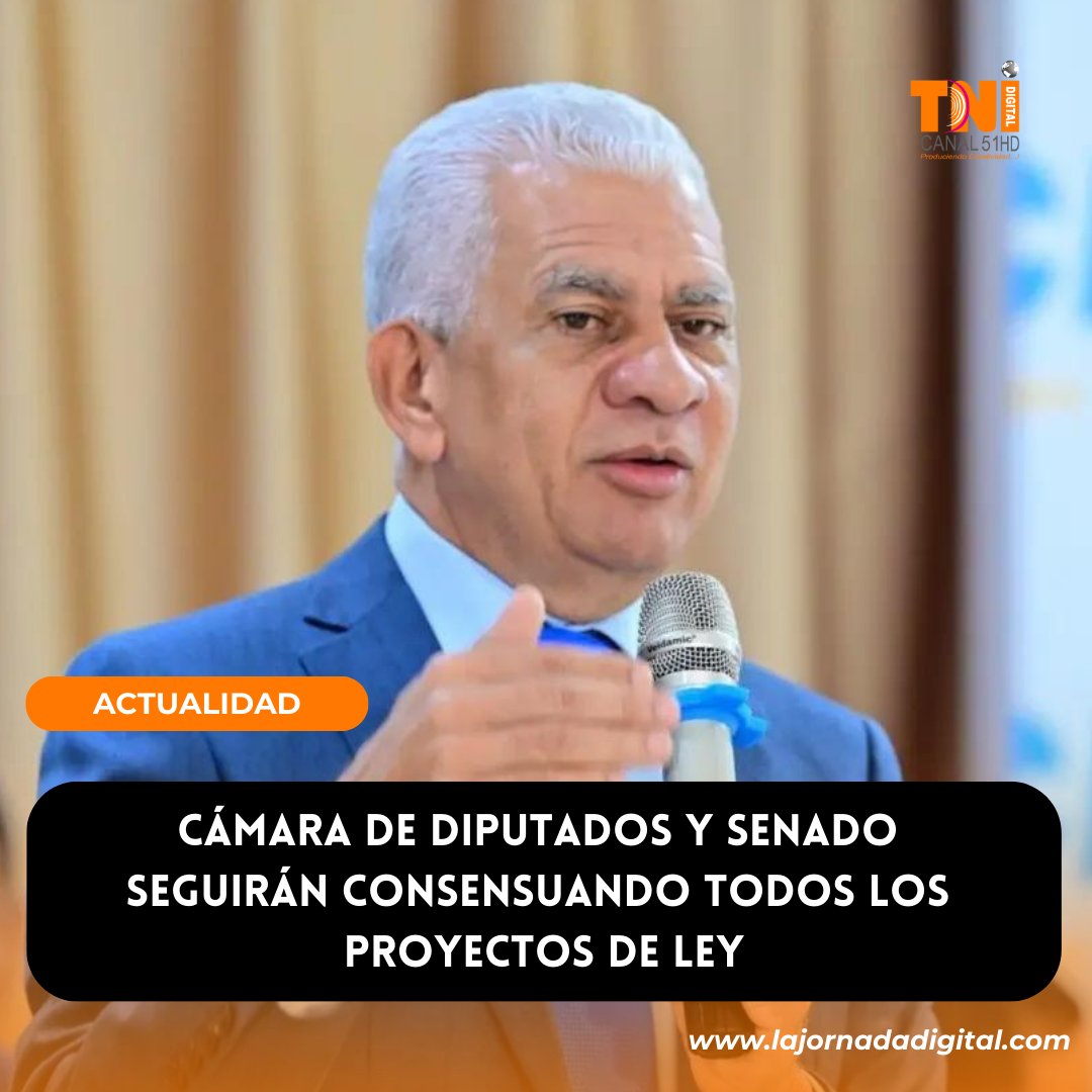 #ACTUALIDAD 

📌Amplíe esta y otras informaciones visitando el enlace en el BIO

#TNICanal51 #lajornadadigital #tnienminutos #senado #camaradediputados #ricardodelossantos #consenso