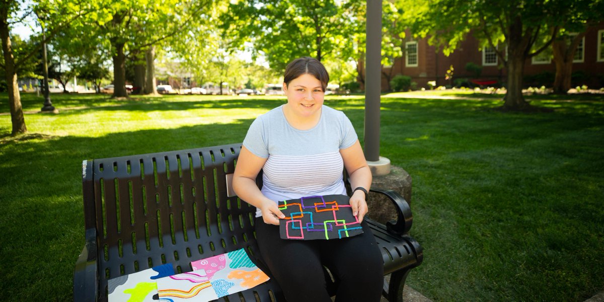 Kayla Cross, a freshman studio art major at Austin Peay State University, is on a mission to create a tactile art movement so visually impaired people can engage with the medium in a new way.

Read more: bit.ly/3Ve8Goj