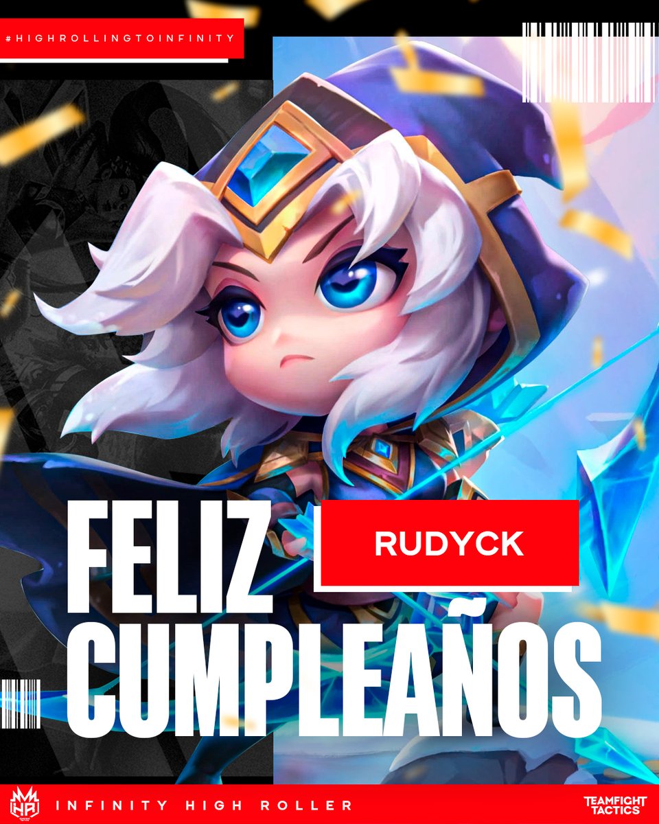 ¡Hoy cumple años el capi! 🥳

De parte de la familia INF HR te deseamos lo mejor, eres increíble en lo que haces y gracias por tu liderazgo, que la pases bonito 🎊🎉

#HBD #HighrollingToInfinity 🚀🎲