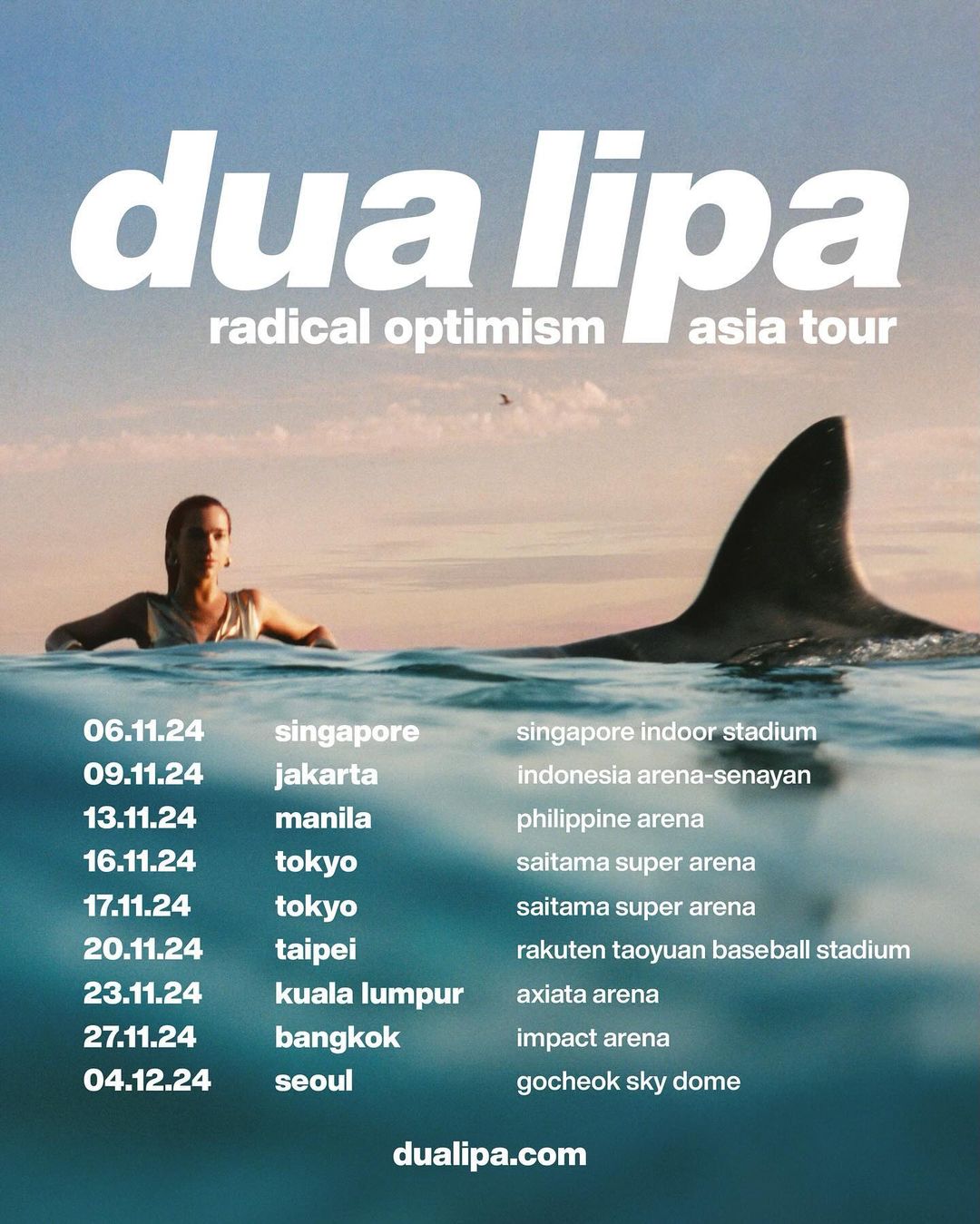Dua Lipa Asia Tour